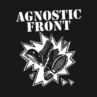 Agnostic Front White Design T-Shirt