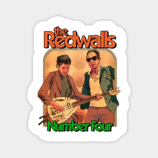 The Redwalls "Number Four" | New Album | Artwork by @seasicksailor Magnet