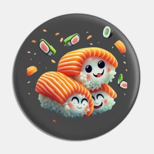 Sushi Hug Pin