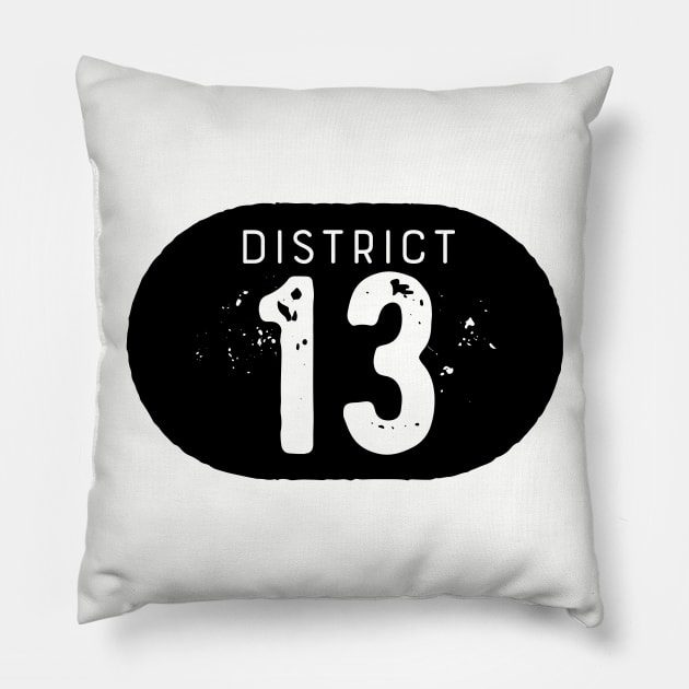 District 13 Pillow by OHYes