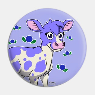 Bailey the Blueberry Cow - Original, Closeup (Part 2) Pin