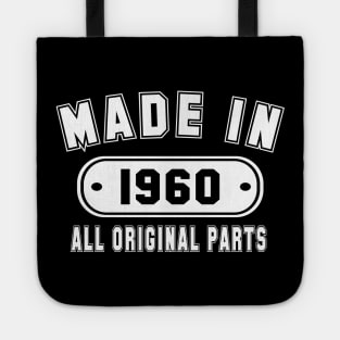 Made In 1960 All Original Parts Tote