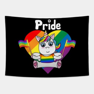 Pride Unicorn LGBT Flag Gay Pride Awareness Tapestry