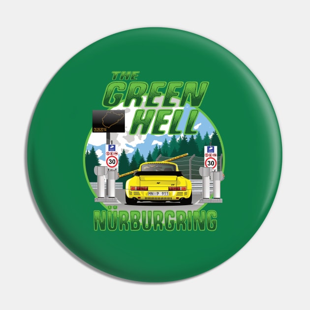 Nurburgring RUF CTR Yellowbird Edition Pin by 8800ag