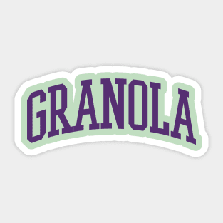 Granola Girl Granola Bar Sticker for Sale by Sien Fay