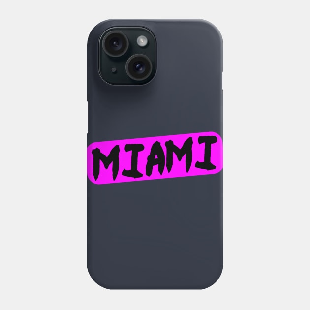 miami Phone Case by ALLAMDZ