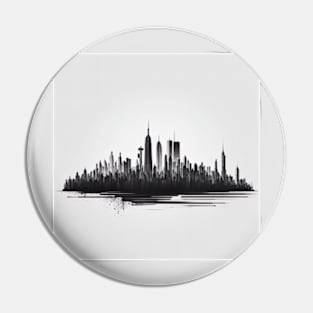 New York City SkyLine View Pin