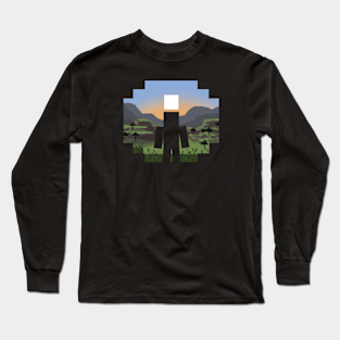 Minecraft Sword Long Sleeve T Shirts Teepublic - roblox captainsparklez shirt