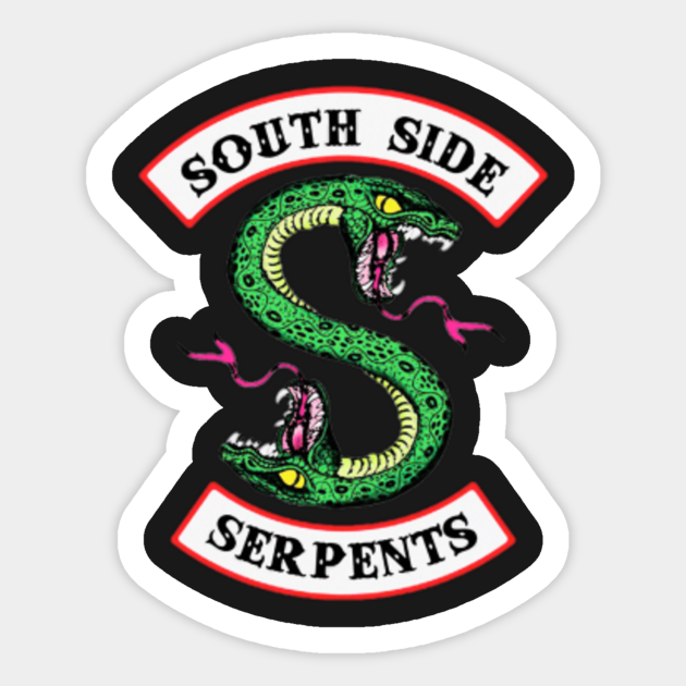 Riverdale South Side Serpents Riverdale Sticker Teepublic Riverdale South Side Serpents Riverdale Sticker Teepublic