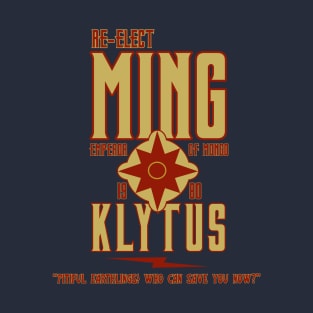 Re-Elect Ming The Merciless in 1980 T-Shirt