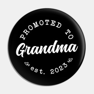 Mothers Day 2023 Promoted Grandma Pin