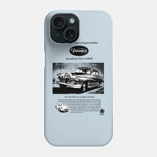 1962 DAIMLER - advert Phone Case