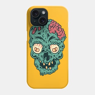 Zombie Head Phone Case