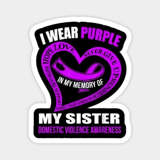 Domestic Violence Awareness Magnet