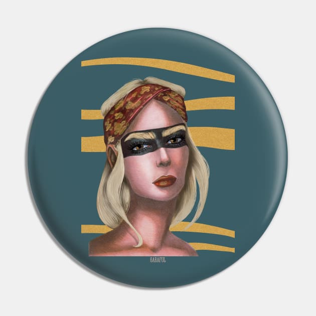 masked girl Pin by Sharaful