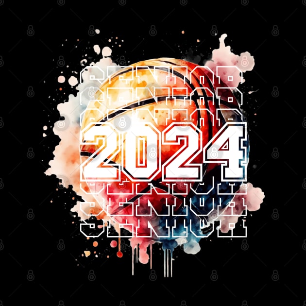 Class of 2024 Basketball Senior Shirt Senior 2024 Basketball by smartrocket