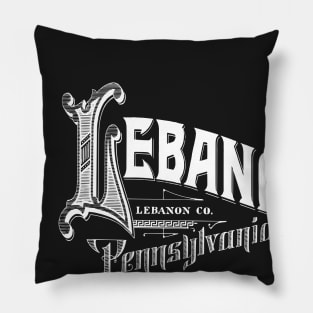 Vintage Lebanon, PA Pillow