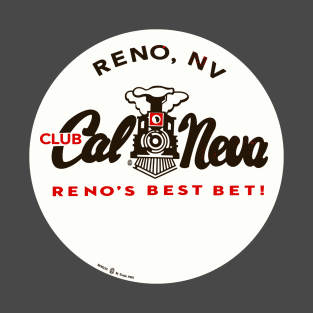 Vintage Cal Neva Club Casino Reno Nevada Ashtray Design T-Shirt