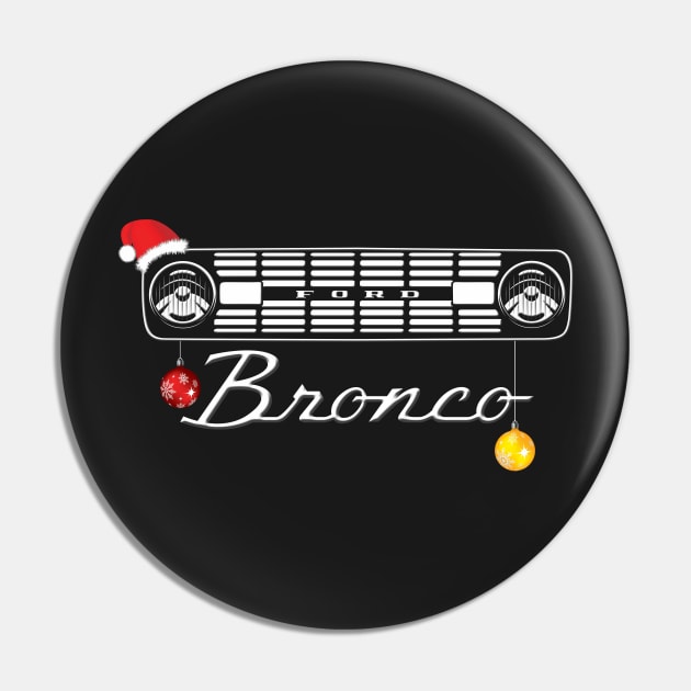 1966-1977 Bronco Grille Christmas Pin by The OBS Apparel