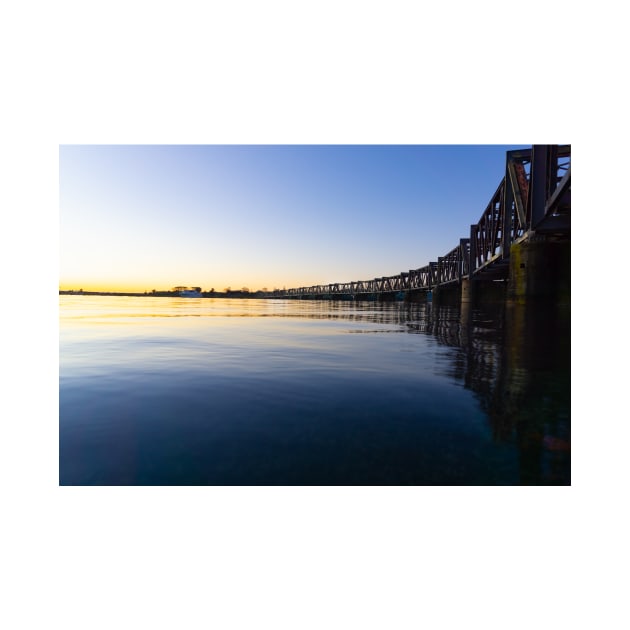 Sweeping lines of Tauranga's historic railway bridge by brians101