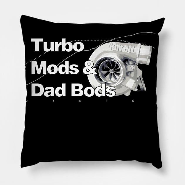 Turbo Mods and Dad Bods Boost USA JDM Cleetus C6 Ruby Red Murica Dyno Pillow by cowtown_cowboy