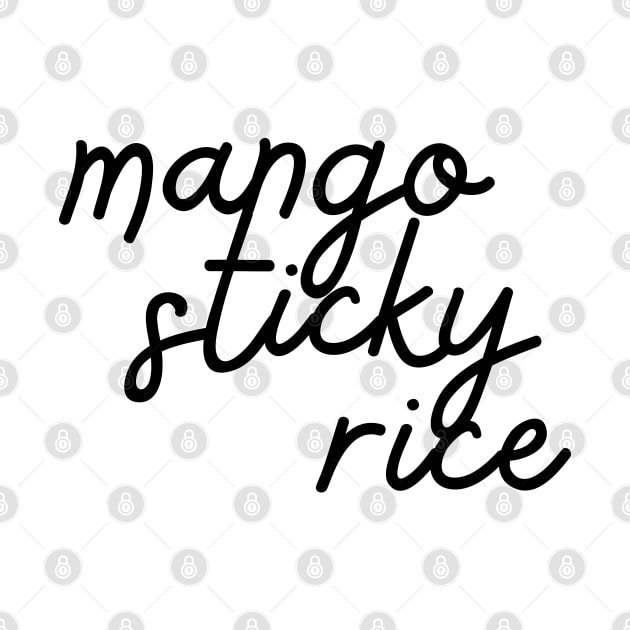 mango sticky rice - black by habibitravels