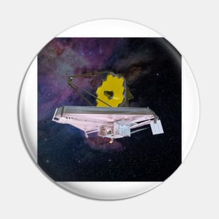 James Webb Space Telescope, artwork (C027/0590) Pin