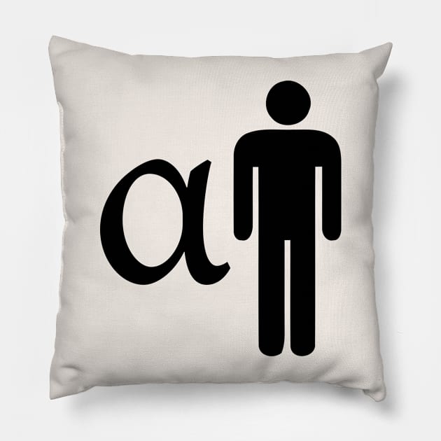 Alpha Male Pillow by n23tees