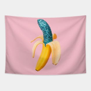 Glitter banana Tapestry