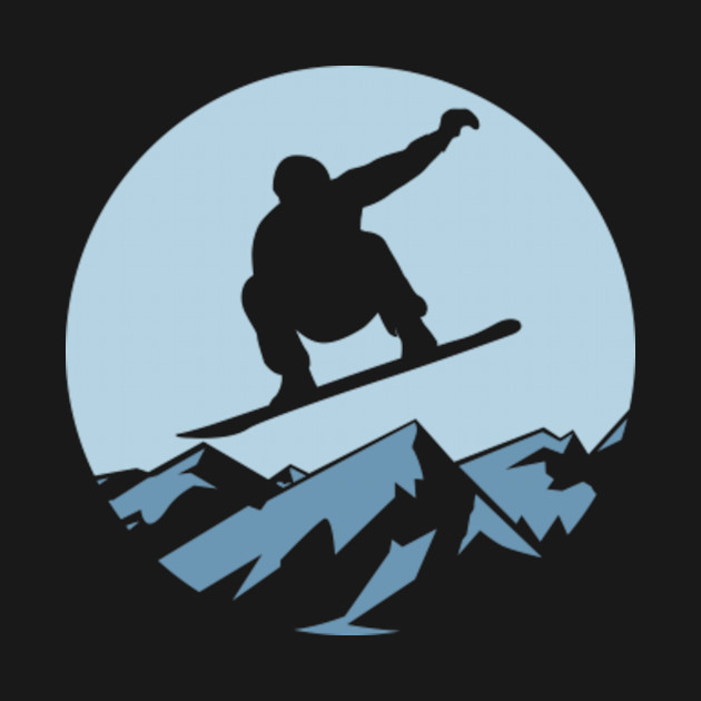 Disover Mountain Snowboarder Snowboard Ski | Man Woman Kids - Snowboard - T-Shirt