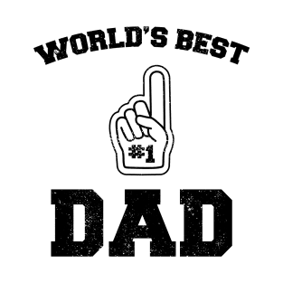 World's Best Dad Father's Day Daddy Sport Distressed T-Shirt