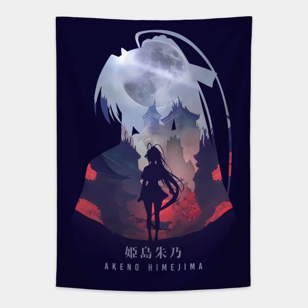 Akeno - Dark Illusion Tapestry by The Artz