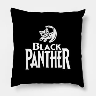 Black Panther , White Version Pillow