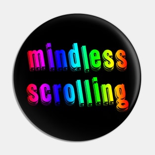 mindless scrolling | social media | serotonin | dopamine Pin