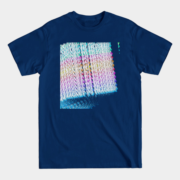 Disover Magnet To Tragedy Glitch 2 ∆∆∆ Aesthetic Design / Original Graphic Work - Humor - T-Shirt