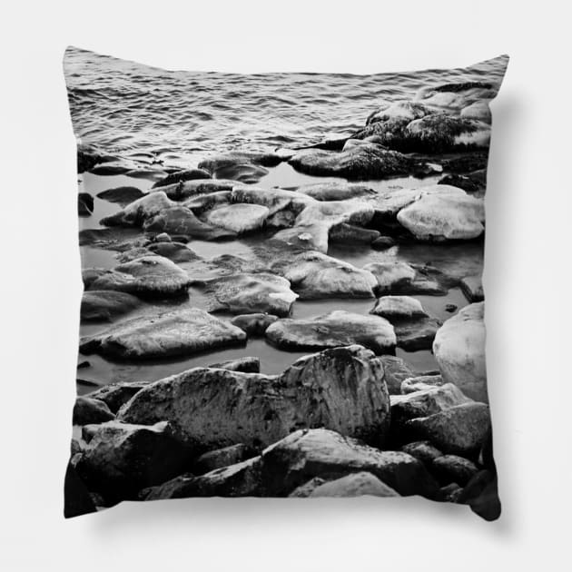 Frozen Rocks Pillow by Kate-P-