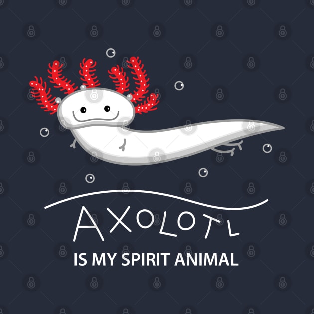 Axolotl spirit animal by spontania