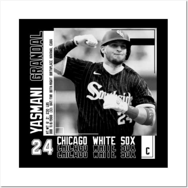 Yasmani Grandal Baseball Edit Tapestries White Sox