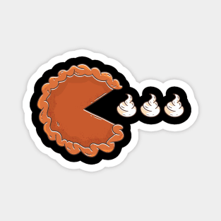 Pie eating Cream Magnet