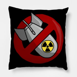 No Nuclear Weapons Pillow