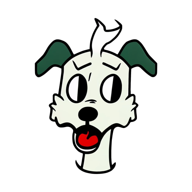 Minimalistic 30s cartoon style doggy by stkUA