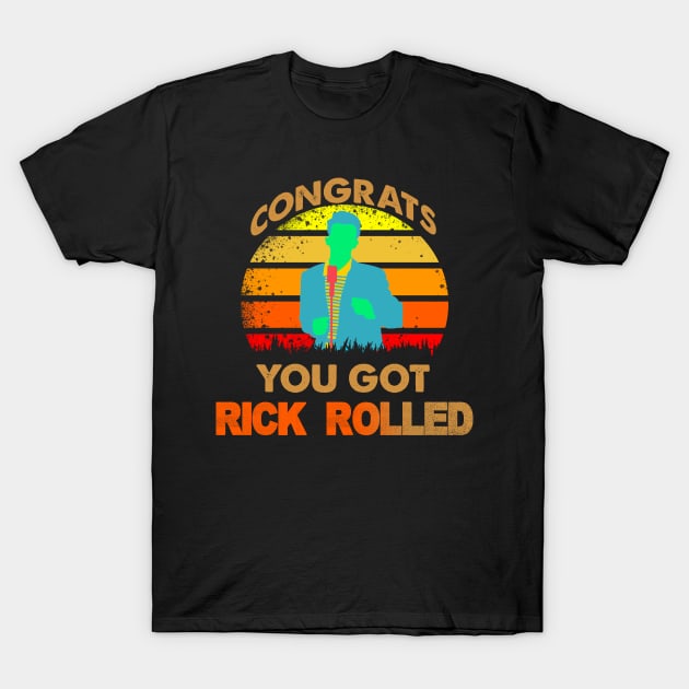 congrats you got rick rolled meme - Rick And Rolled Meme - Pillow