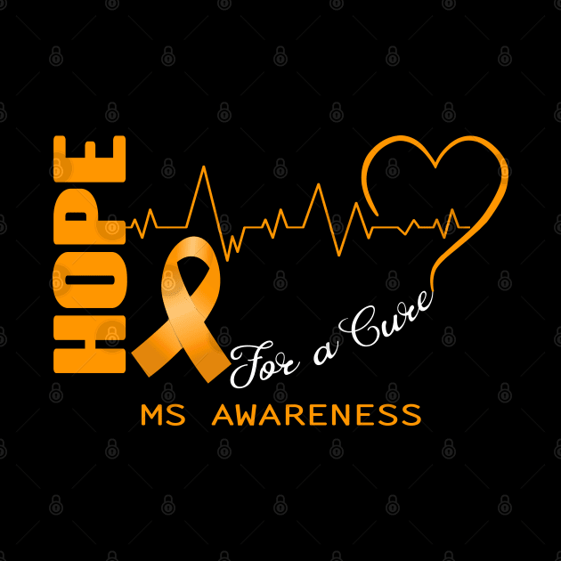 Hope For A Cure MS Awareness Support MS Warrior Gifts by ThePassion99