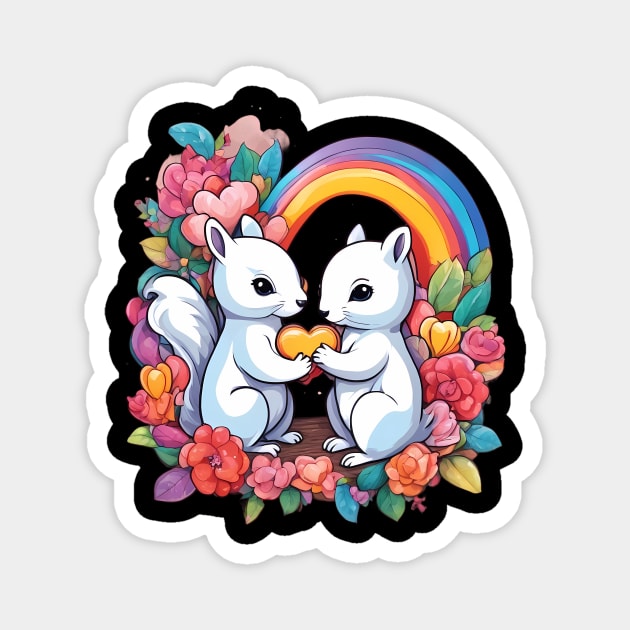 Soulmate Squirrel Magnet by animegirlnft