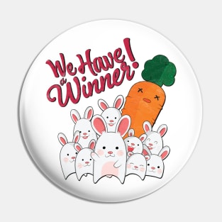 Winner Bunny Pin