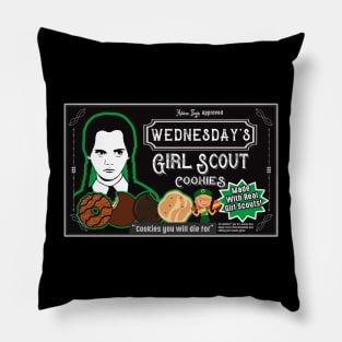 Wednesday's Girl Scout Cookies Pillow