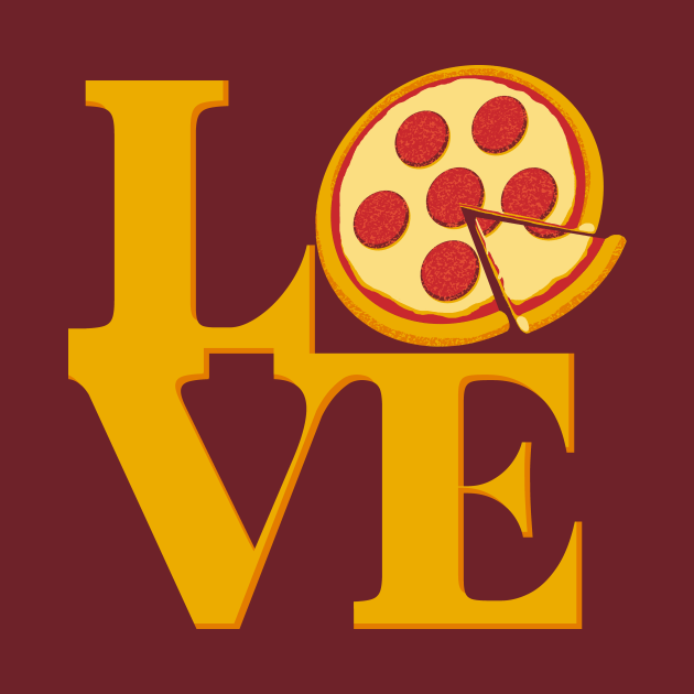 Pizza Love Pizza TShirt TeePublic