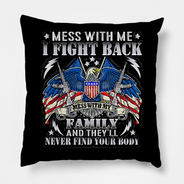 Black Panther Art - USA Army Tagline 25 Pillow by The Black Panther