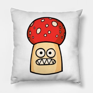 Concerned Amanita Mushroom Pillow