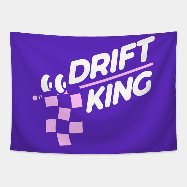 Speed Club Drift King Reverse Tapestry by SpeedClub